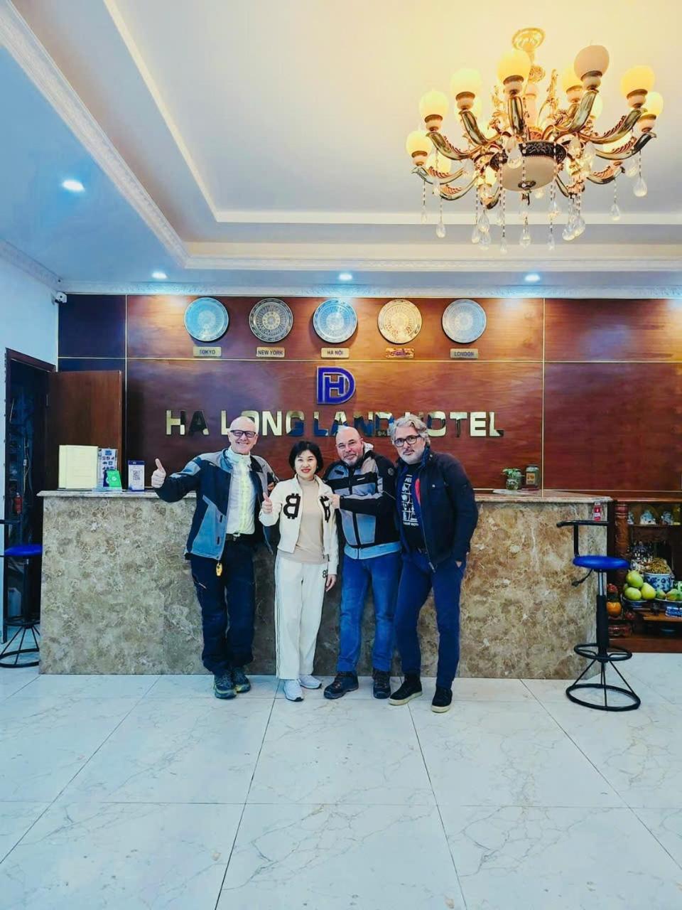 Ha Long Land Hotel Bagian luar foto