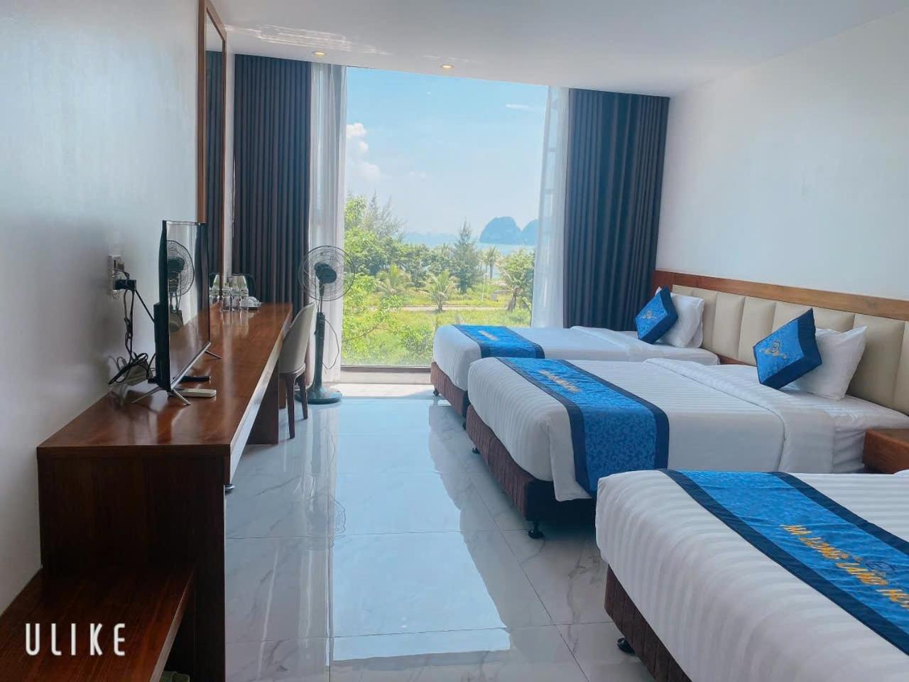 Ha Long Land Hotel Bagian luar foto