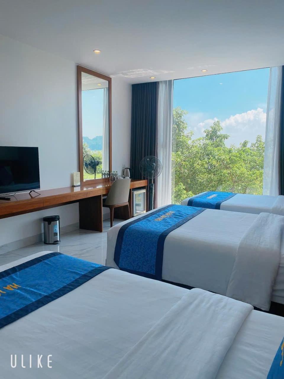 Ha Long Land Hotel Bagian luar foto