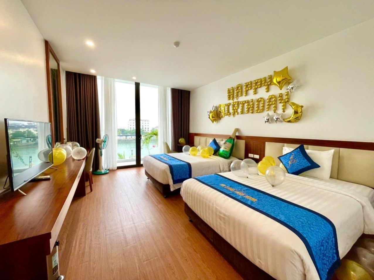 Ha Long Land Hotel Bagian luar foto